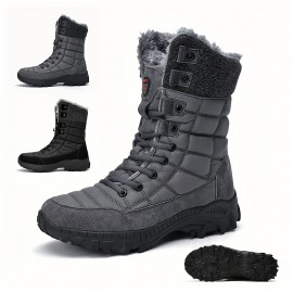 Men's Winter Snow Boots Non-slip Insulated Warm Durable Outdoor Classic Mid Calf Boots