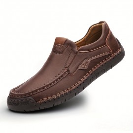 Men's Casual Loafers, Non-slip Wear-resistant Slip On Shoes With Soft Sole For Business Office