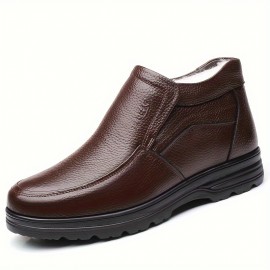 317 Brown Cotton Boots