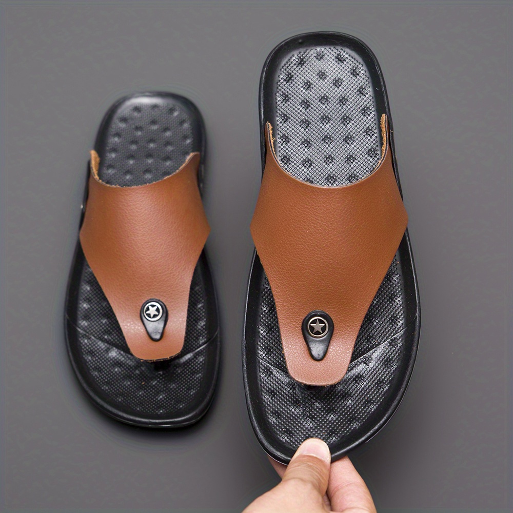 unisex trendy simple breathable non slip slip on sandals casual summer beach outdoors slippers for men women details 5