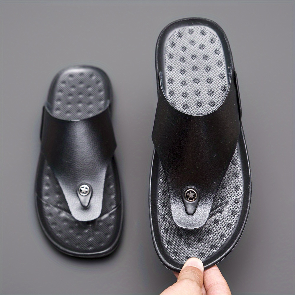 unisex trendy simple breathable non slip slip on sandals casual summer beach outdoors slippers for men women details 8