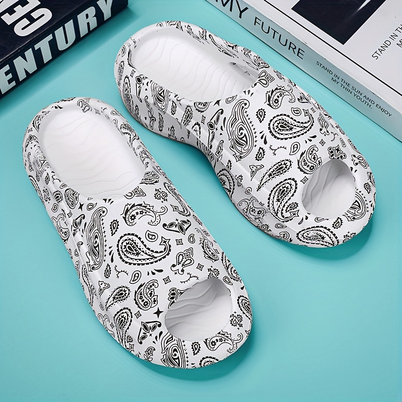 mens fashion slides casual non slip slippers open toe shoes for indoor outdoor beach shower spring and summer details 21