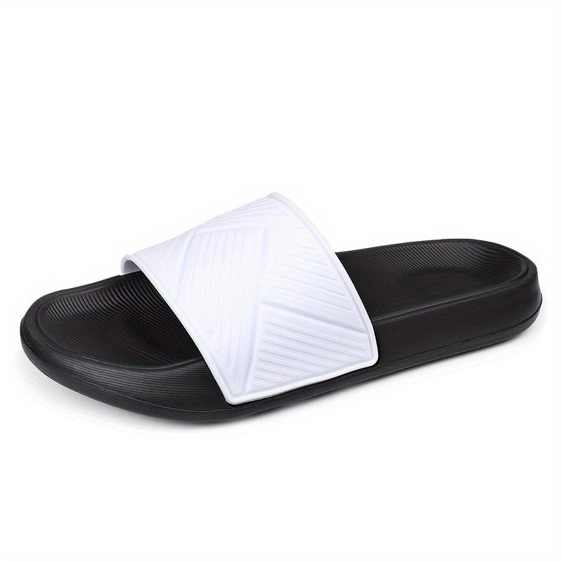 mens comfortable quick drying non slip slides for indoor outdoor summer details 13