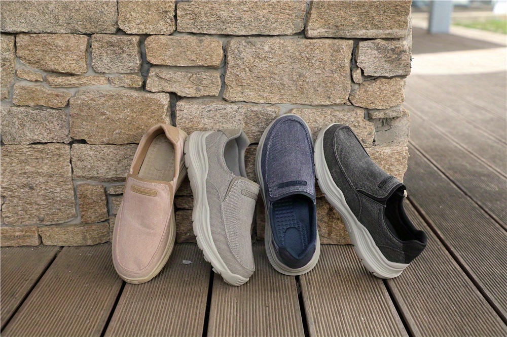 mens loafer shoes breathable comfy non slip slip on shoes mens walking shoes spring and summer details 0