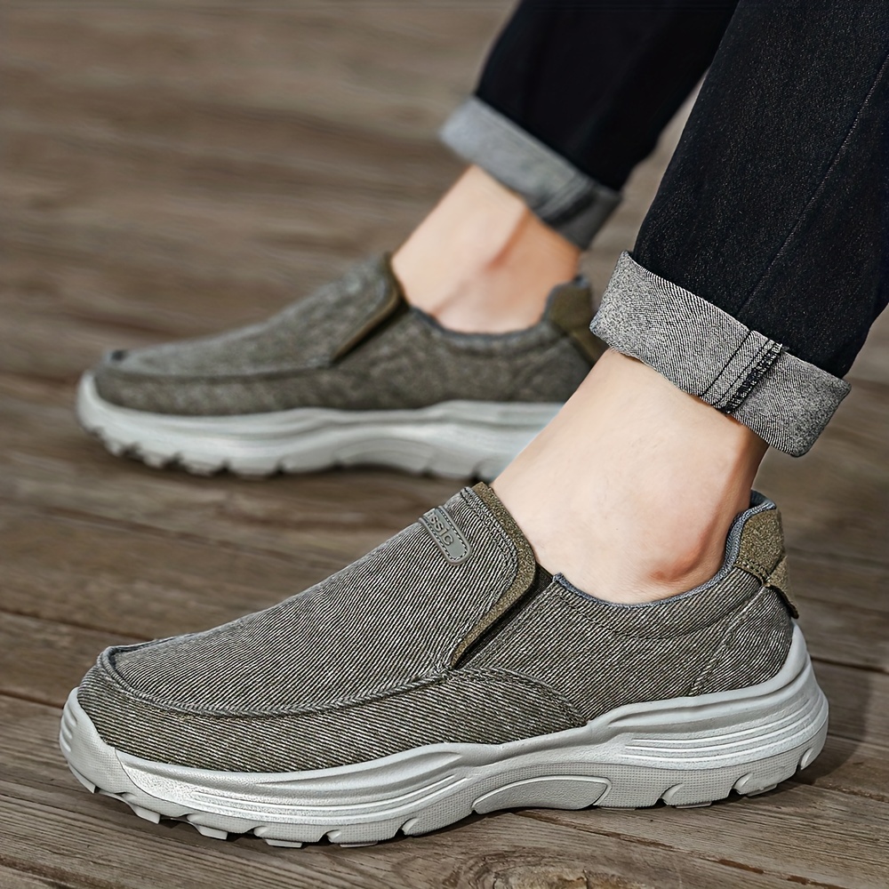 mens loafer shoes breathable comfy non slip slip on shoes mens walking shoes spring and summer details 22