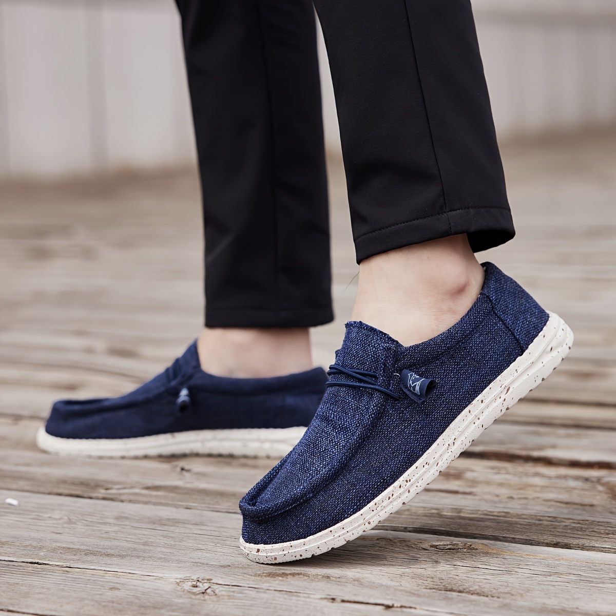 mens canvas sneakers shoes breathable non slip slip on shoes mens shoes spring and summer details 10