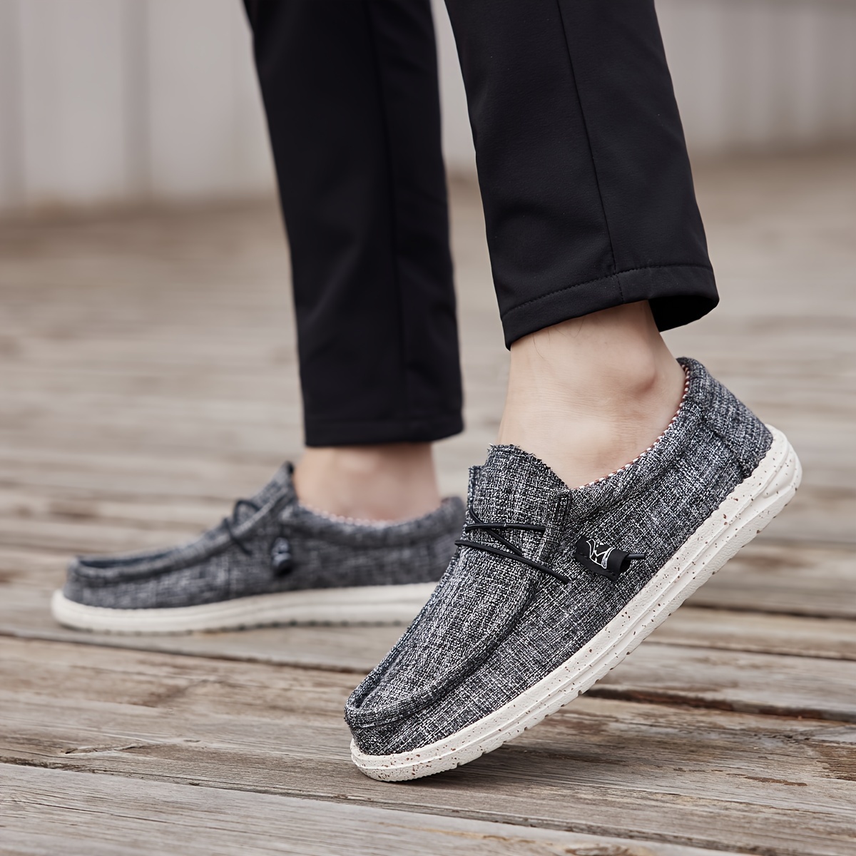 mens canvas sneakers shoes breathable non slip slip on shoes mens shoes spring and summer details 12