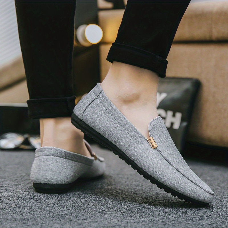 mens loafer shoes breathable lightweight non slip slip on shoes mens shoes spring and summer details 35