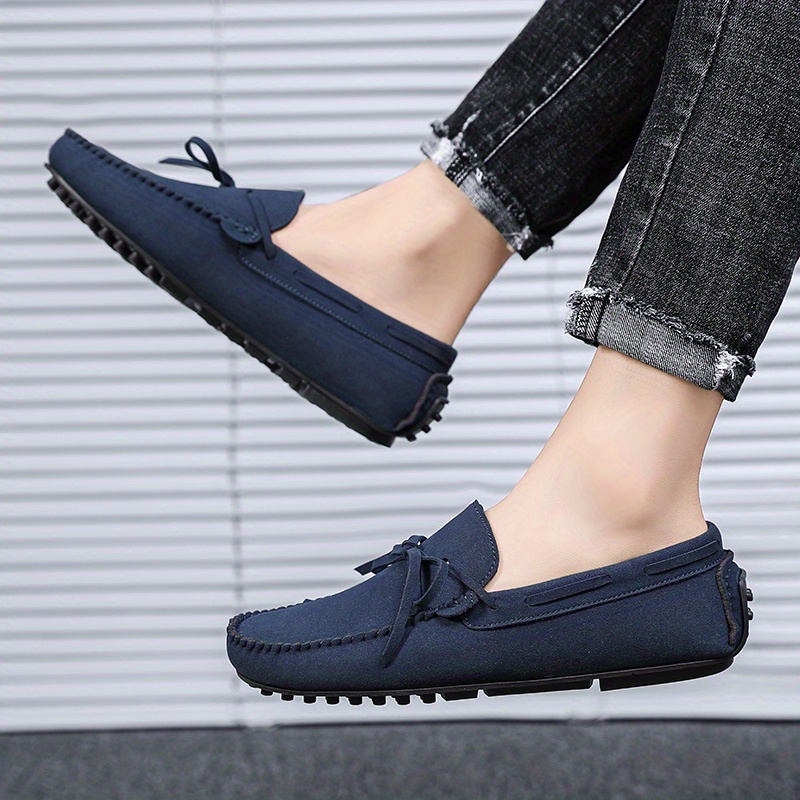 mens moccasins slippers mens house shoes mens indoor outdoor slip on shoes details 15